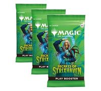 Magic: The Gathering Secrets of Strixhaven - Play Booster (English Version) (Pack of 3)