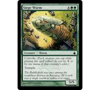 Magic: The Gathering Siege Wurm (Foil) - Condition: Mint / Near | Ravnica: City Of Guilds