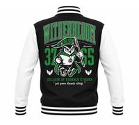 Magic the Gathering Strixhaven Witherbloom Varsity Jacket Black / White - M