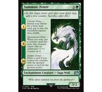 Magic: The Gathering Summon: Fenrir (Foil) | Final Fantasy