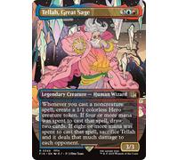 Magic: The Gathering Tellah, Great Sage (Borderless Art) | Final Fantasy