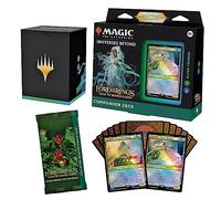 Magic: The Gathering The Lord of the Rings: Tales of Middle-earth Commander Deck - Elven Council (100-Card Deck, 2-Card Collector Booster Sample Pack + Accessories)