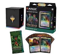 Magic: The Gathering The Lord of the Rings: Tales of Middle-earth Commander Deck - Food & Fellowship (100-Card Deck, 2-Card Collector Booster Sample Pack + Accessories)
