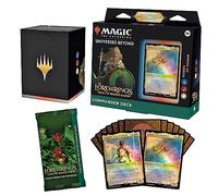 Magic: The Gathering The Lord of the Rings: Tales of Middle-earth Commander Deck - Riders of Rohan (100-Card Deck, 2-Card Collector Booster Sample Pack + Accessories)