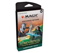Magic: The Gathering The Lord of the Rings: Tales of Middle-earth Jumpstart Booster 2-Pack - Combine for 1 Jumpstart Deck (40 Cards, Including Lands)