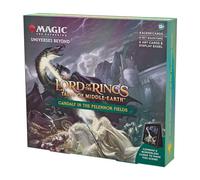 Magic: The Gathering The Lord of the Rings: Tales of Middle-earth Scene Box - Gandalf in Pelennor Fields (6 Scene Cards, 6 Art Cards, 3 Set Boosters + Display Easel)