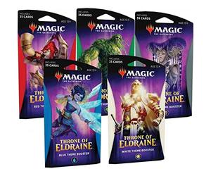 Magic: The Gathering - Throne of Eldraine Theme Boosters - Set of 5