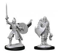 Magic: The Gathering Unpainted Miniatures - Human Berserkers (90277)