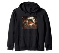Magic: The Gathering Werewolf Ambush In The Dark Forest Zip Hoodie