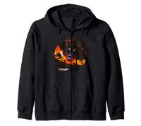 Magic: The Gathering Werewolves Ambush Distressed Portrait Zip Hoodie