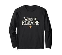Magic: The Gathering Wilds of Eldraine Classic Big Text Logo Long Sleeve T-Shirt, Adult Unisex, Black, XX-Large