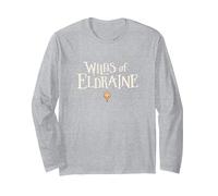 Magic: The Gathering Wilds of Eldraine Classic Big Text Logo Long Sleeve T-Shirt, Adult Unisex, Heather Grey, X-Large