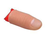 Magic Thumb Tip Trick, Rubber Close Up Vanish Appearance Finger Hanky Trick Prop Red Multi-Coloured Fashion in practical