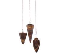 Magic Tiger Eye Gemstone Pendulum Set