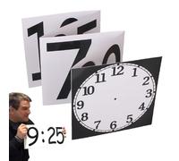 Magic Time Trick - Clock Prediction Tool, Illusion Game Prop | Magician Performance Gear, Mentalism Accessory for Magic Shows with Street Events, Festival Stages, Party Gathering Entertainment