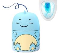 Magic Toilet Cleaning Bottle, Cute Dinosaur-Shaped Toilet Bowl Cleaner Bottle, Automatic Bathroom Water Tank Cleaner (Blue)
