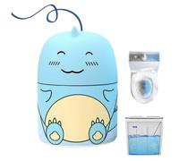 Magic Toilet Cleaning Bottle, Cute Dinosaur-Shaped Toilet Bowl Cleaner, Not Dirty Hands Tank Cleaner with Carrying Rope Design, Jasmine, Peach,Ocean, for Three Months (Ocean)