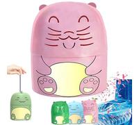 Magic Toilet Cleaning Bottle,Magic Toilet Bowl Cleaner with Carrying Rope,Cute Dinosaur-Shaped Toilet Water Tank Cleaner with Ocean, Jasmine, Peach Aromas,One Bottle Can Use Three Months