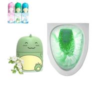 Magic Toilet Cleaning Bottle, The New 2025 Toilet Water Tank Cleaner,Cute Dinosaur-Shaped Toiletes Bowl Cleaner Bottle, with Ocean, Jasmine, And Peach Scent (Green)