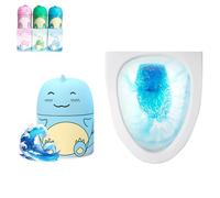 Magic Toilet Cleaning Bottle, The New 2025 Toilet Water Tank Cleaner,Cute Dinosaur-Shaped Toiletes Bowl Cleaner Bottle, with Ocean, Jasmine, And Peach Scent (Blue)