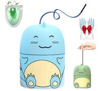 Magic Toilet Cleaning Bottle, Toilet Water Tank Cleaner Bathroom with Ocean, Cute Dinosaur-Shaped Toilets Bowl Cleaner Bottle, Jasmine, And Peach Scent, Carrying Rope Design Not Dirty Hands(Blue)