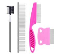 Magic Tool Comb - Multi Function Grooming Brush Set, Knot Removal Detangling Device, Loose Control System, Skin Friendly Massage Care Tool | For Dogs Cats Horses Pet Cleaning Hair Reduction Daily