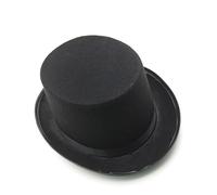 Magic Top Hat - Large & Small Party Hat for Magicians, Polyester Material, Ideal for Magic Shows, 32x26x14cm