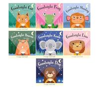 Magic Torch Book Series Collection 7 Book Set (Goodnight Dog, Goodnight Frog, Goodnight Lion, Goodnight Bear, Goodnight Monkey, Goodnight Cat, Goodnight Beaver)