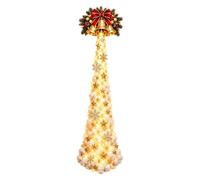 Magic Trail LED Christmas Wall Decor Light Strip Warm Glow Indoor | Wall Lamp Plastic Multi color 100cm Indoor Festive Light, Cozy Warm Glow, Modern Holiday Wall Decor Trail, Easy Indoor