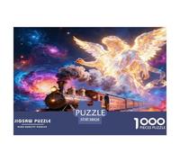 Magic Train 1000 Piece Jigsaws for Adults Impossible Beautiful Home Decoration Challenge High Difficulty 38x26cm/1000pcs