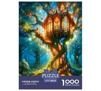 Magic Tree House 1000 Piece Jigsaw Puzzles for Adults Fun, Challenging & Brainteasing Beautiful Home Decoration Art Colorful DIY Craft 38x26cm/1000pcs