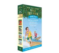 Magic Tree House Volumes 25-28 Boxed Set (A Stepping Stone Book) (Magic Tree House (R)): Stage Fright on a Summer Night; Good Morning, Gorillas; Thanksgiving on Thursday; High Tide in Hawaii