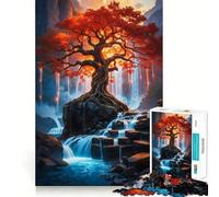 Magic Tree Jigsaw Puzzles for Teenagers 1000 Pieces Recall Boost Sharp Cut Real Challenge Wall Art (38x26cm)