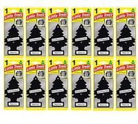 MAGIC TREE "LITTLE TREE" BLACK ICE FRAGRANCE AIR FRESHENERS PACK OF 12