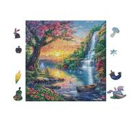 Magic Tree of Life 100 Pc Classic Jigsaw Puzzle Puzzle for Adults Hard Challenging Hobby Home Decor Poster Recycled Material 28x28cm