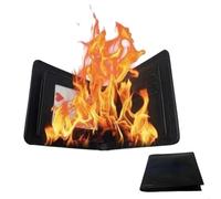 Magic Trick Fire Flaming Wallet, Flame Fire Wallet Prop, Close-up Magic Wallet, Inconceivable Street Show Prop, Professional Cool Tricks(1pc)