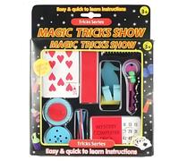 Magic Trick Show Set Beginner Child Kids Changing Card Nail Box Mystery Computer Magician Learning Kit