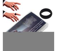 Magic Tricks Ring Set - 2 Pieces Illusion Tools for Close Up Performances, Sleight of Hand Stage Props for Adults and Kids, Enhances Talent Show Skills, Perfect Birthday Party Performance