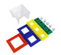 Magic Turning Pattern Tower Childrens Intelligence Building Blocks Large Puzzle Science Teaching Assembly Toys Educational Brain Game Toy for Kids Boys Girls Age 6+ 5000 Shapes