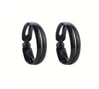 Magic Twist Donut Bun Clip Ponytail Hair Styling Tools Black Mushroom Head Reel for Ball Hairstyles(2Pcs)