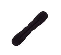 Magic Twist Sponge Clip Foam Donut Hair Band Sponge Hair Styling Donut Bun Maker Ring Sharper Tool Short Type Black