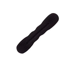 Magic Twist Sponge Clip Foam Donut Hair Band Sponge Hair Styling Donut Bun Maker Ring Sharper Tool Short Type Black