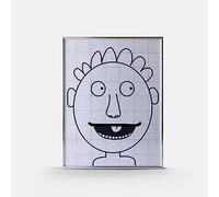 Magic Ultimate Frame Abdomen Frame (S/L Size Avaliable) Magic Tricks Magic Drawing Board Stage Party Gimmicks Props Illusion Mentalism Comedy (large (35*45cm))