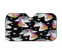 Magic Unicorn Star Car Windscreen Sun Shade Front Window Sunshade Visor M