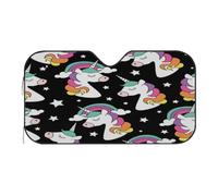 Magic Unicorn Star Car Windscreen Sun Shade Front Window Sunshade Visor S