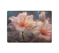 Magic Vermilion Flannel Floor mat (80x58 inches), Bedroom Carpet, Living Room and Study Decoration mat