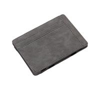 Magic Wallets Men - Practical Magic Wallet Leather | Easy to Use PU Leather Wallet with Magic Money Clip and Card Holders | Card and Cash Organiser, Money Wallet for Men, gray, see description, See