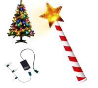 Magic Wand Christmas Light Controller, LED Star Remote Control Switch Kit for Tree Decorations, Wireless String Light Controller, Holiday Home Decor Gift