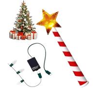 Magic Wand Christmas Light Controller, Musical LED Star Controller, Wireless Remote Control Switch Kit, for Indoor/Outdoor Tree String Lights Decor (1)