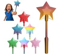 Magic Wand Credit Card Holder, Tap to Pay Wand for Contactless Payments, 3D Printed Star Wand Fits Debit Cards, Fun Magic Wand Card Holder for Kids Adults, Parties Pranks Gift (B)
